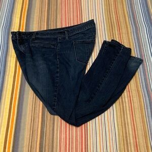 🔥 5/$25 Sonoma Slim Boot Cut Dark Denim Blue Jeans Women’s Plus Size 16